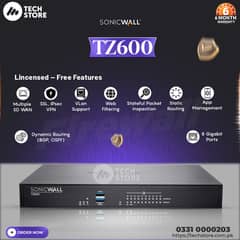 SonicWall NextGen Firewalls | SonicWall TZ600 Firewall (Renewed)