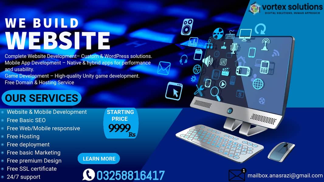 Affordable Web & Mobile Development || Wordpress & Custom || Ecommerce 0