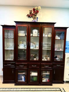 Crockery showcase pure wood