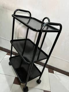 Trolly 3 Tray With wheels
