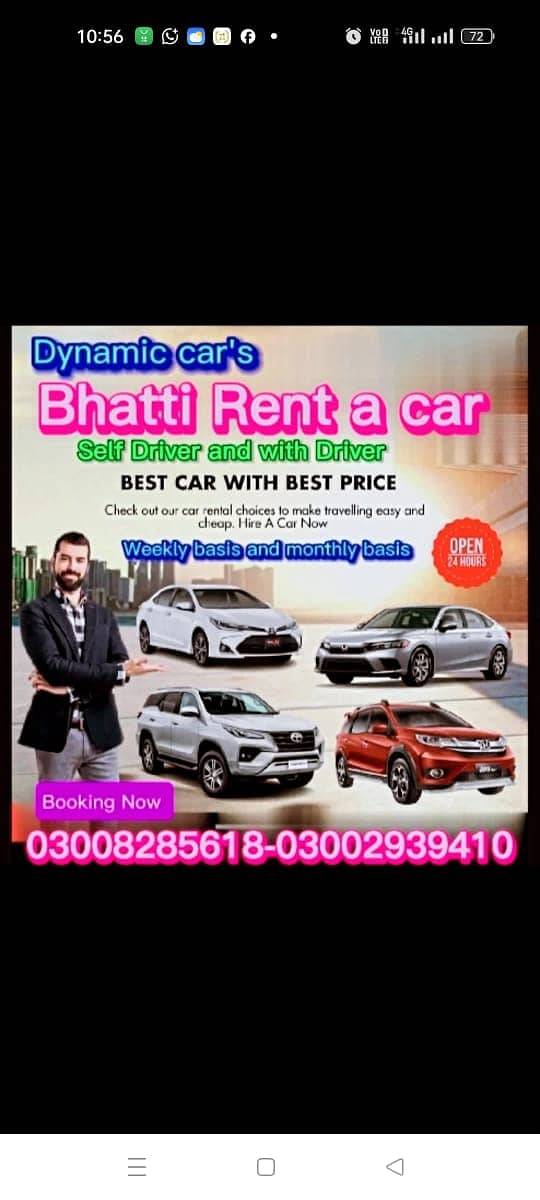 Rent A Car Self Drive/Car Without Driver/Tour/Rent A Car 18