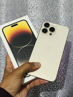 Iphone 14 pro max 128 gb gold colour
