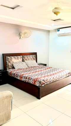 Per day short time one bed furnished apartment available for Rent in Bahria town phase 4 civic centre