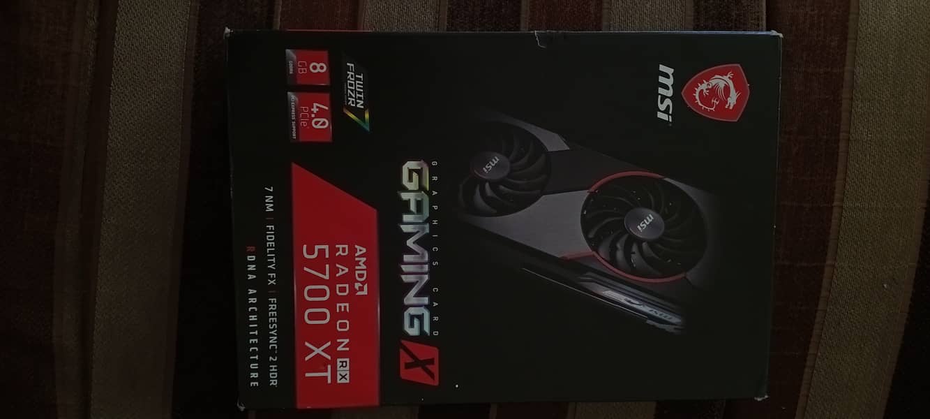 MSI RX 5700 XT GRAPHICS CARD WITH BOX 0