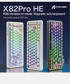ATTACK SHARK X82PRO HE Wireless Rapid Trigger Gaming Keyboard Magnetic