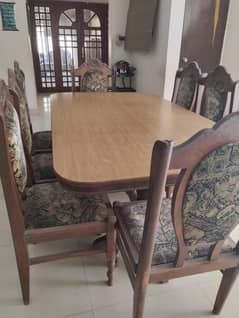 Dining table with chairs