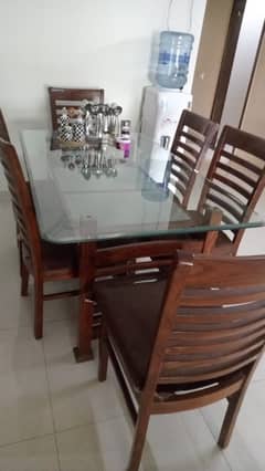 Dining table with chairs