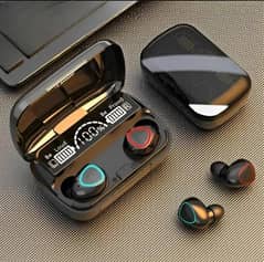 M10 Earbuds with and power bank  Brand