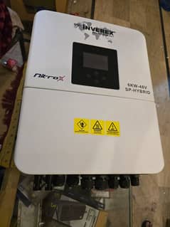 Inverex Nitrox 6kv hybrid inverter ( less then 2 month used)
