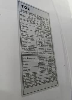 Tcl t3. b2.1. 5 ton ac for sale