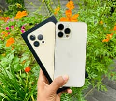 iPhone 13 Pro Max Gold With Box 256GB (Dual PTA)     11 12 13 14 15 16