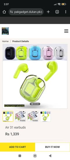 Air 31 earbuds