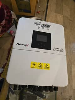 Inverex Nitrox 6kv hybrid inverter just used 2 months mint condition