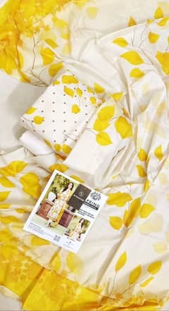  *SPRING BY GULL JEE DIGITAL PRINTED PREMIUM LAWN 3PC SERIES 2K25*