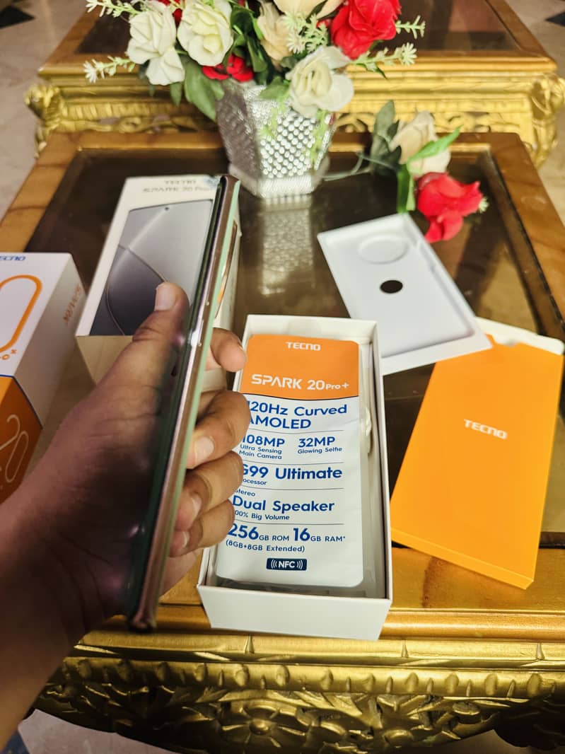 Tecno spark 20 pro plus complete box condition 10/9 2
