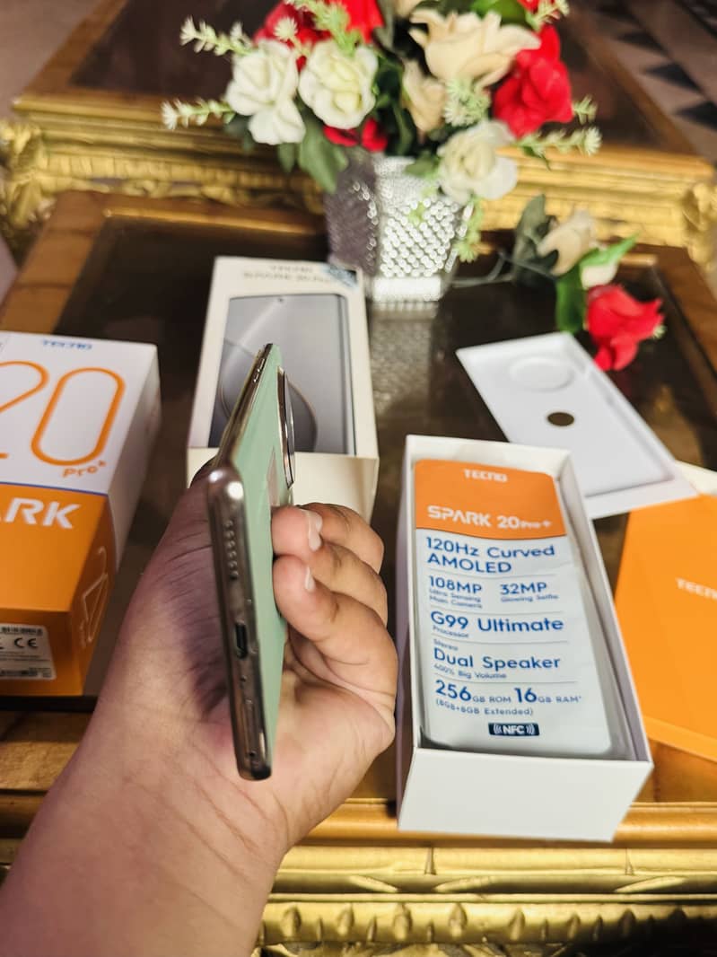 Tecno spark 20 pro plus complete box condition 10/9 7