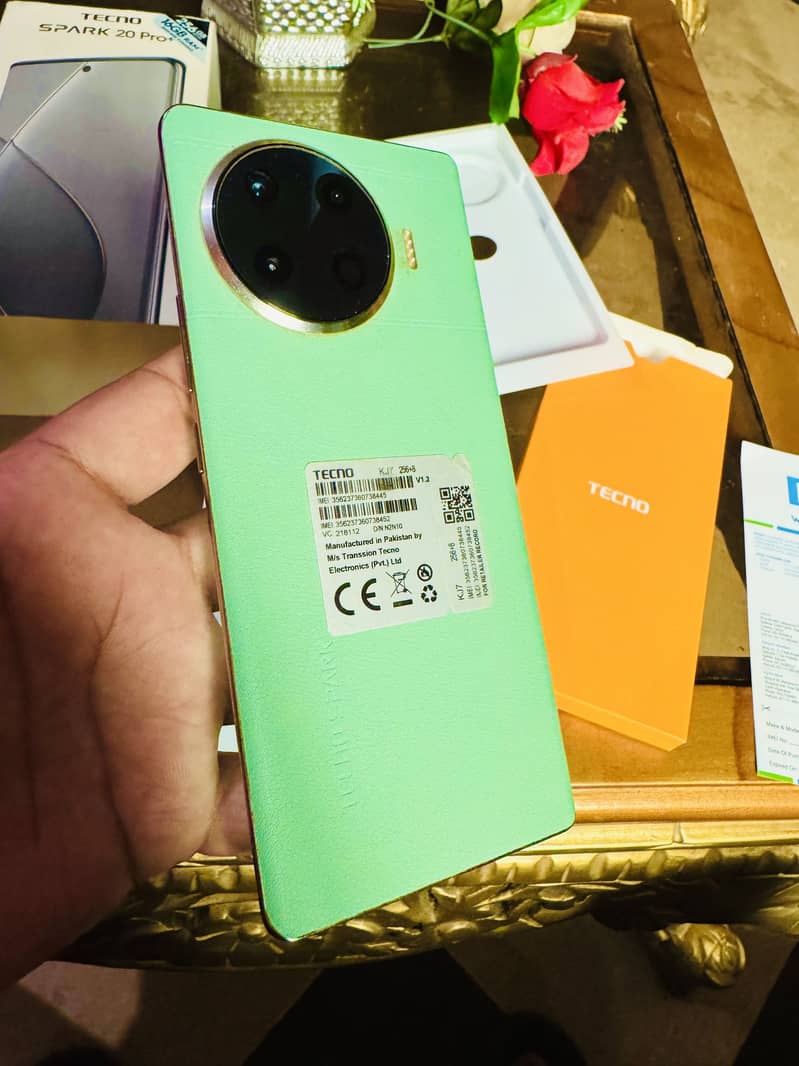 Tecno spark 20 pro plus complete box condition 10/9 8