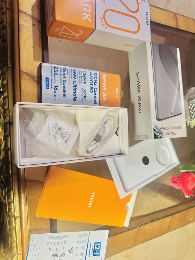 Tecno spark 20 pro plus complete box condition 10/9 11