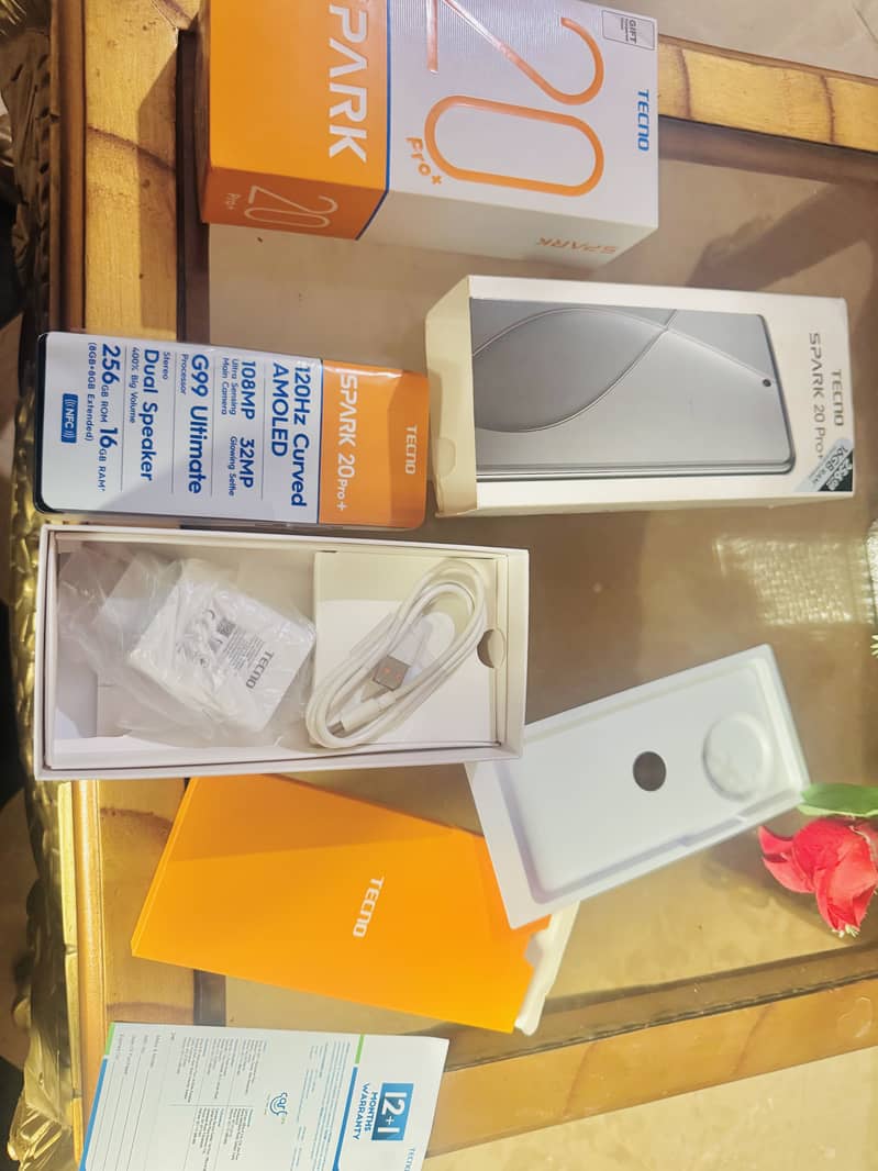 Tecno spark 20 pro plus complete box condition 10/9 12