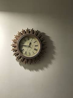 Sun Shaped Wall Clock
