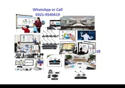 Audio Video Conferencing System, Delegate Microphone, Wireless Mic