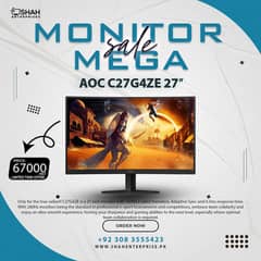 AOC C27G4ZE 27" 280Hz Curved Gaming Monitor