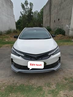 Toyota Altis Grande 2016 Model 2019 Registetd
