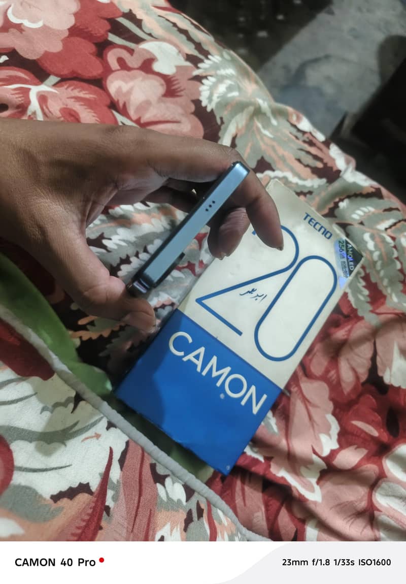 Tecno camon 20 16 256 with box exchange possible 2