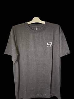HB Men's 100% Cotton Round Neck T-Shirt. Casual Comfort.