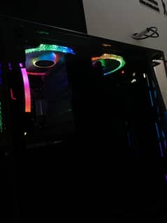 Complete gaming pc + duel monitor for sale