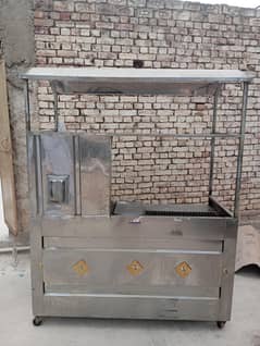 Hot plate , Fryer and grill counter