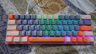 HSXJ V500 MECHANICAL KEYBOARD RGB RED SWITCHES
