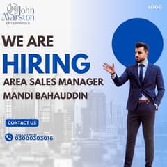 Area Sales manager Required Mandi Bahauddin