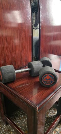 Dumbbells Rubber coated// Home Gym Equipment