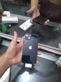 I phone 13 sirf box open ha 2 days use 1 year apple warranty 4 mnthsim