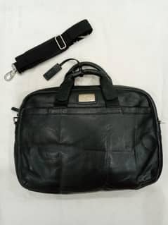 Laptop bag pure leather