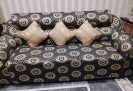 Sofa Set (3 piece,1 seater, 2 seater and 3 seater)