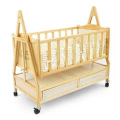 wooden baby swing