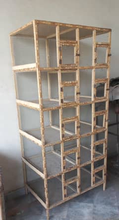 10 Boxes New Wood Cage For Sale