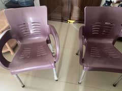 Plastic chairs
