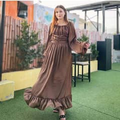 Girls maxi available in silk