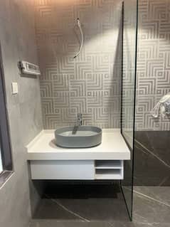 Corian Vanity in karachi - bath vanity - Customized Bathroom Vanities