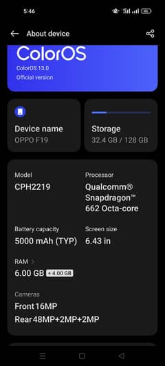 OPPO F19