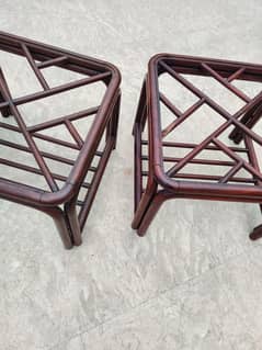 Solid wood 2 small tables