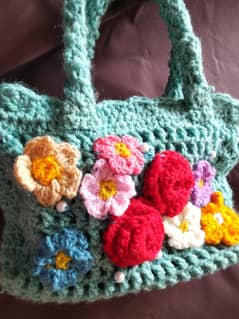 crochet handbag
