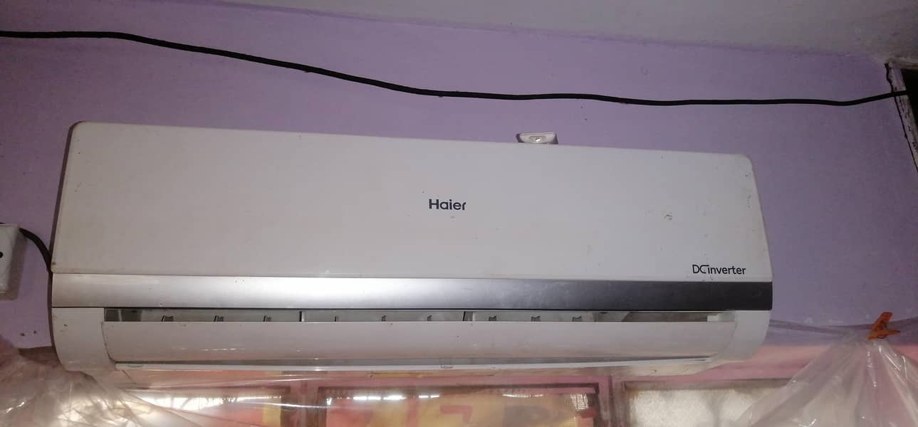 haier AC DC inverter 1 ton 0