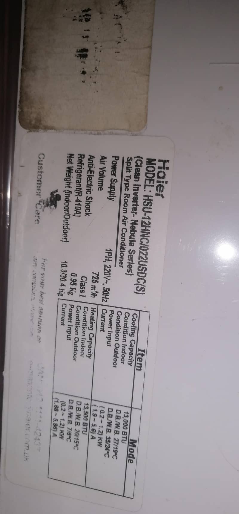 haier AC DC inverter 1 ton 2