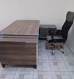 Very little used Office Table and Executive Chair