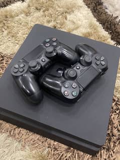 PlayStation 4 slim 500GB (PS4) - 2 wireless controller - CREW game