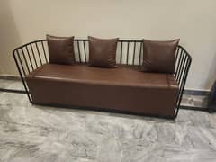 sofa set ,console and long setti bed